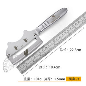 Stainless Steel Integrated Sugar Cane Fruit Peeler Kitchen Vegetable And Fruit Knife High Aesthetic Value Culinary Tools