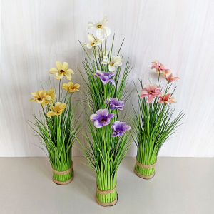 Tanaman Hias Artificial Rumput Bunga Cosmos Daisy Ornamen Dekorasi Hiasan Rumah Cantik COD PBP122