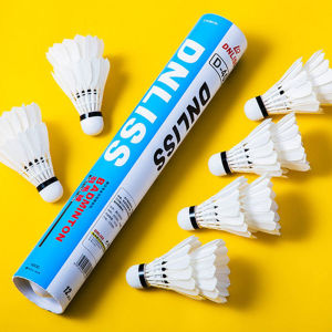 【Cắm trạng】 chống lông vịt lông ngỗng và cầu lông 12 quả bóng sợi trong nhà và bàn dùng ngoài trời quả bóng trận đấu đào tạo và giải trí