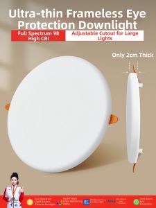 TONGZHIGUANG | Full Spectrum Ultra-Thin Recessed Lights 2 3 4 6 Inch