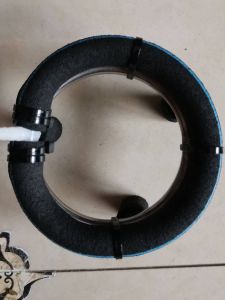 Nano Aeration Disk Submersible Aquarium Oxygenator with Air Tube High Base Design for Water Bottom Aeration Pet Fish Tank