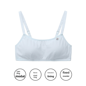Yilangfen Teenage Girls Wireless Bra Prevent Exposure for Adolescent Development University Students Cotton Spandex Blend