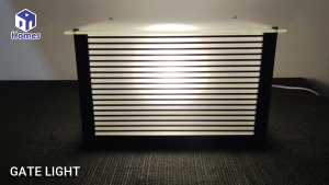 Modern Outdoor Gate Light Italy Branded Design Super Bigger Size for choose Full Outside Glass Stainless Steel Base