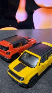 Diecast Miniatur Mainan Mobil Jeep Offroad Renegade Trailhawk Besi Metal