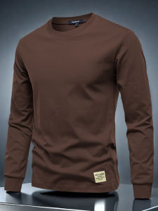 WEIQIYUE | Cotton Long Sleeve T-Shirt for Men Casual Style