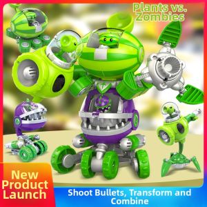 xinlexin | Transforming Shooting Combining Pea Shooter Robot Childrens Toy