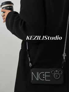 KZL Original Smile Face English Phone Case Adjustable Lanyard Handheld Huawei Mate60 pro  16 Honor 200 Soft Shell Xiaomi 14 Anti-Fall Crossbody Style