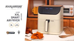 Hanabishi XXL Smart Air Fryer 8L HA2683 (Free Glove)
