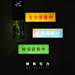 Attractiveness Ambient Magnetic Light Box Practical Fridge Magnet Night Light Creative Home Decorative Study Desk Lamp