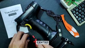 Pompa Ban Darurat Elektrik Portable Otomatis Digital Display Canggih Tire Inflator 4000 mAh | Inflator Pompa isi Angin Ban Mobil Sepeda Motor Kasur Angin Bola Perahu Karet Bebek Karet Kolam Serbaguna Praktis Portabel Multifungsi | SUITU ST-5007