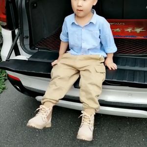 Bốt Bé TraiGiày Bốt Da Lộn Cho Bé Trai 1 Tuổi đến 5 Tuổi Siêu Nhẹ Phong Cách Sành Điệu