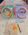 Bộ đồ chơi DIY size lớn làm bong bóng diệu kỳ, squishy, móc khóa  từ băng keo nano trong suốt. 