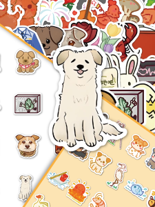 TAOCHUANGCHUANG | Cute Cartoon Handmade Waterproof Stickers