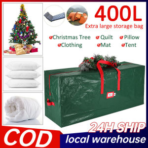 6ft Christmas Tree Storage Box Large Capacity Heavy Duty Storage Bag Organizer With Zipper and Handle Outdoor Home Furniture Storage Sundries Tent Quilt Cushion Clothes Pillow Waterproof Durable Material 165*38*76cm