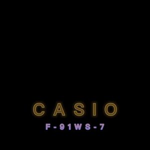 Casio | Đồng Hồ Thể Thao Kỹ Thuật Số LED Thông Thường Dành Cho Nam Nữ Dòng Casio F-91WS Dây Đeo Bằng Nhựa Trong Suốt Chống Thấm Nước Có Đánh Dấu Số Ả Rập