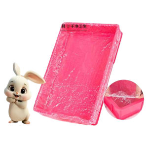 Dùng Một Lần Mèo Cưng Thỏ Lồng Khay Đế Phim Bao Màng Nhựa Vệ Sinh Nước Tiểu Miếng Lót Tã Hà Lan Lợn Đồ Cho Thú Cưng Phụ Kiện
