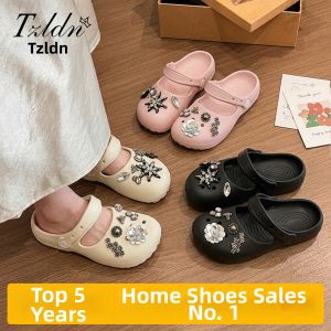 TZLDN | Breathable Ballet-Style Mary Jane Slip-on Sandals for Summer Beach Wear