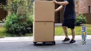 รถเข็นพับได้ รถเข็น 6ล้อ สำหรับย้ายของหนัก รับนํ้าหนักได้ถึง 100 กิโลHand Truck 6 wheels Extendable Flatbed Trolley