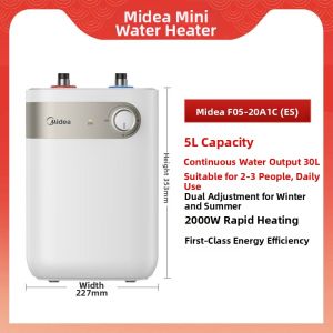 Midea | Storage Water Heater Kitchen Small Hot Water Heater 8.3CB