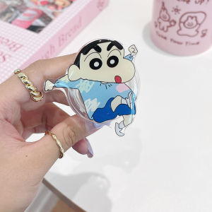 Bandai | Hình Nhân Vật Hoạt Hình Crayon Shin-Chan Tương Thích Với Giá Đỡ Từ Tính Magsafe Phụ Kiện Để Bàn Dạng Ống Lồng Món Quà Thú Vị Dành Cho Các Bé Gái