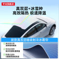 ม่านกันแดดหลังคา Tesla Model Y/3 รุ่นใหม่ ผ้าตาข่ายแบบเรียบง่าย วัสดุกันแดด กันฝน ป้องกันแสงแดด สำหรับรถยนต์. 