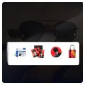 Rayban Celebrity Style Large Black Frame Casual Sunglasses Unisex Comfortable Elegant Fashionable Square Resin Lens. 