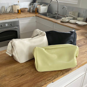 กระเป๋าสะพายสตรีวินเทจสบายๆ 2024 ใหม่แฟชั่นสีทึบ Tote กระเป๋าขนาดใหญ่ความจุกระเป๋า Crossbody ขั้นสูง