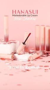HANASUI Mattedorable Lip Cream Velvet Matte Finish || Mattedorable Lip Cream Matcha Latte || Lipstik Wanita Waterproof || Melembabkan Bibir