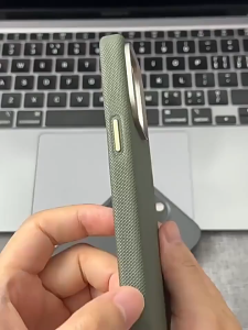 I TECH Magnetic Luxury Leather Classics Phone Case Non-slip Texture Hard Cover For iPhone 13 14 15 16 Pro Max