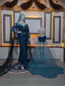 Gaun Pengantin Slim Duyung Milo .