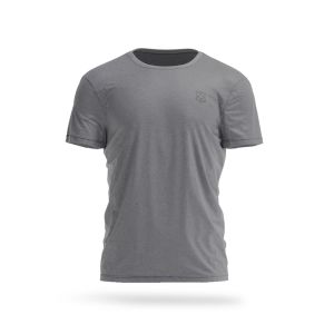 Kaos Basic Polos Abu Stone Grey Griffin Monogram Motif Logo T-shirt