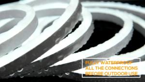 LED Strip Light220V Neon Lights White/Warm Silicone Waterproof Light Strip for Room Ceiling Outdoor