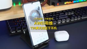 Awei T36 TWS pro Mini Wireless Bluetooth Earbuds Smart Noise Canceling earphones Zero Delay Bass Sound Gaming music wireless earphone With 5 Hours Playtime Ultra low loss Bluetooth V5.3 waterproof headphone for all bluetooth mobiles