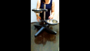 Pet Dog & Cat Stainless Steel Twin Bowl Elevated Height Adjustable & Rotatable Small Cat to Big Dog Bowl Food & Water Bowl