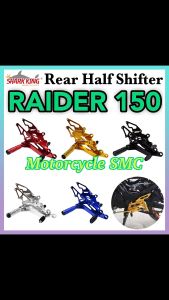 Motorcycle Rear Half Shifter Set For RAIDER 150 / CARB / FI / V2 Full Cnc Metal With Screws/Nuts