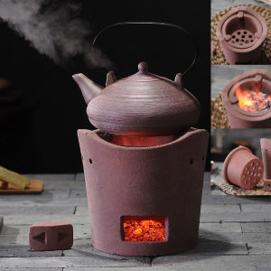 เตาต้มชาแบบคาร์บอนเตาหลอมถ่านเตาหลอมดินแดงเตาหลอมถ่านขนาดเล็กเตาฟืนหม้อไอน้ําเตาหลอมทรายถ่านมะกอกเตาต้มชา