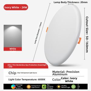 ADDLON | Recessed LED Downlight 75mm