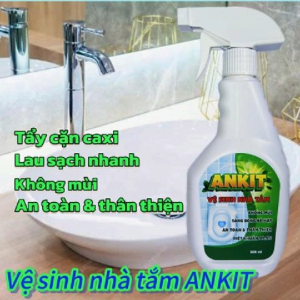 Vệ sinh nhà tắm vệ sinh bồn cầu toilet xịt diệt khuẩn khử mùi nhà vệ sinh - Chai xịt 500ml ANKIT