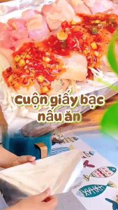 Giấy Bạc Nướng Tahufa 3m x 30cm – Cuộn Giấy Nhôm Nấu Nướng Lò Nướng Nồi Chiên Không Dầu