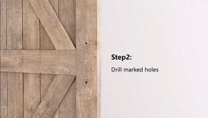 Sliding Barn Door Handle Pegangan Pintu Baja Padat Desain Industrial Untuk Pintu Kayu /Metal