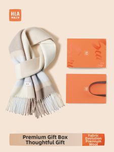 HLA | Stylish Premium Wool Womens Scarf Winter Warmth