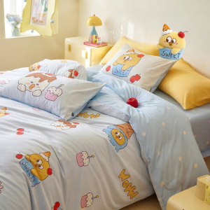 DOHIA | Cartoon A-class Pure Cotton Bedding Set