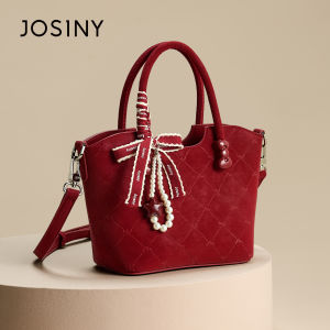 Josiny | Versatile Wedding Commuter Red Shoulder Bag