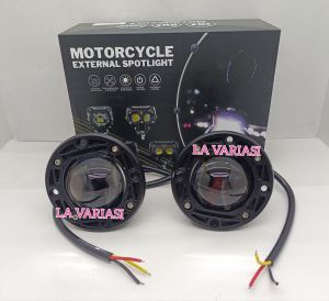 Sepasang Lampu Tembak Sorot Led Bumper Foglamp Free Saklar Foglamp 3 inch