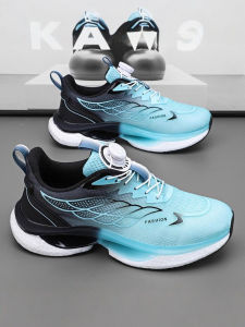 Putian Mens Running Shoes Summer Ice Silk Mesh Breathable Rotating Button Youth Student Shock Absorption Fashionable Shoes