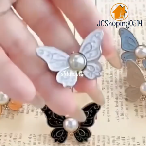 Pants Brooch Waist Buckle Detachable Elastic Adjuster Butterfly Pearl Fashion Clothing