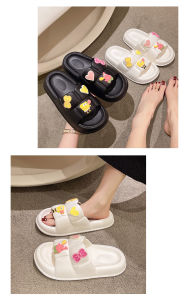 Sendal Jelly Sendal Indoor Outdoor Koreanable Sendal Karet Sendal Rumah HSN111 - Starlight