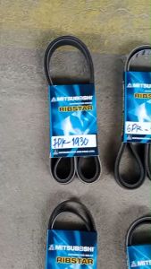 สายพานหน้าเครื่อง ความยาว 6pk 1920 มิตซูโบชิ แท้โตโยต้า อเวนช่า TOYOTA AVANZA F602 เครื่องยนต์ 3SZ-VE MITSUBOSHI