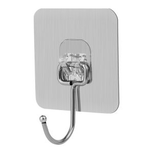 Hook Strong Adhesive Key Seamless No Punching behind the Door Suction Cup Kitchen Hook Wall Load-Bearing Good Paste