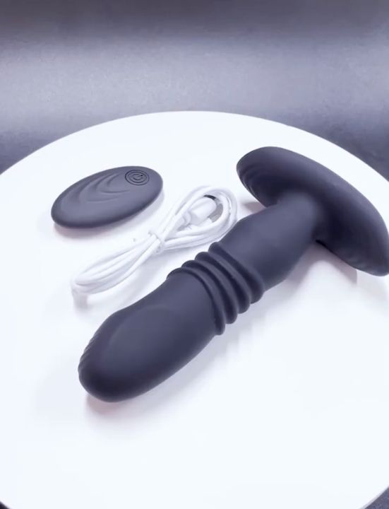 Wireless Remote Telescopic Vibrator Vibrating Butt Plug Sex Toys For men  Ass Dildo Prostate Massager Men remote control Buttplug penis ring Sex toy  For men | Lazada